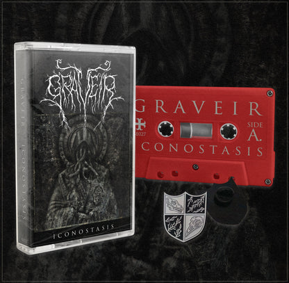 GRAVEIR "Iconostasis" Cassette Tape + Metal Pin (lim.50)