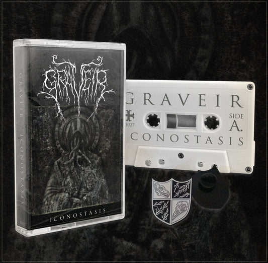 GRAVEIR "Iconostasis" Cassette Tape + Metal Pin (lim.50)