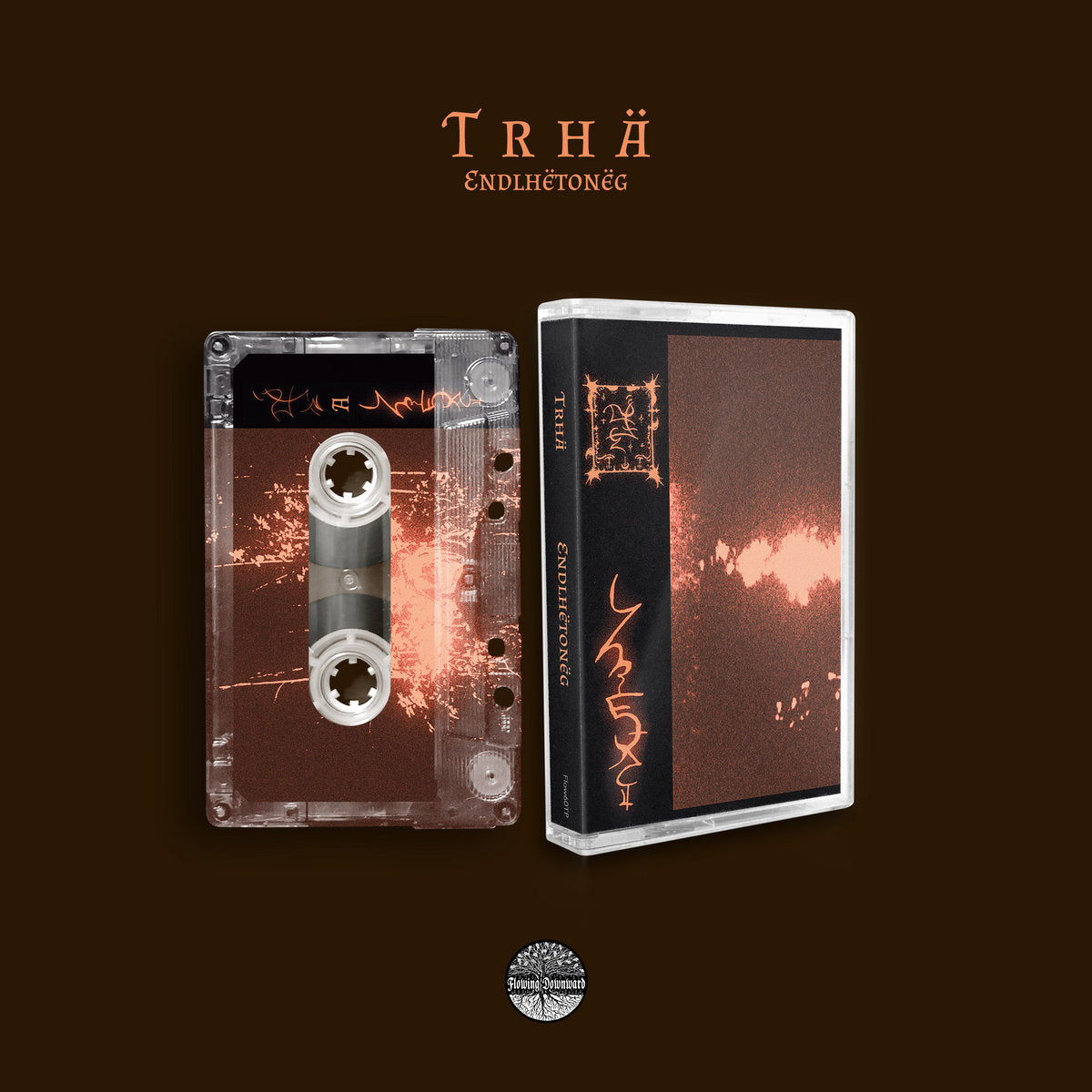 TRHÄ "Endlhëtonëg" cassette tape (lim.100, uv print shell)