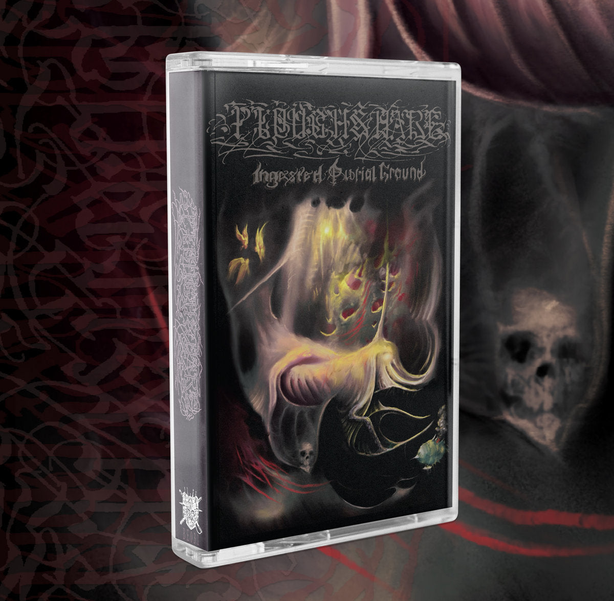 PLOUGHSHARE "Ingested Burial Ground" cassette tape (lim.100)