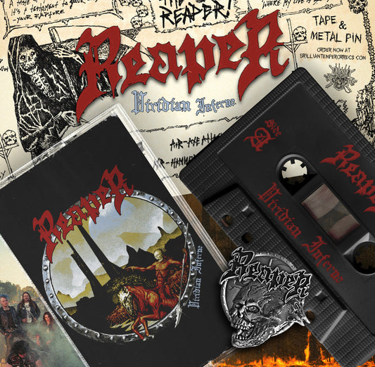 REAPER "Viridian Inferno" Cassette Tape + Metal Pin (lim.55)