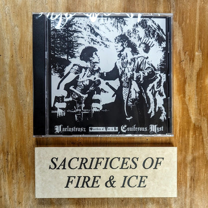 [SOLD OUT] VAELASTRASZ / CONIFEROUS MYST "Sacrifices of Fire & Ice" Split CD (lim. 50)