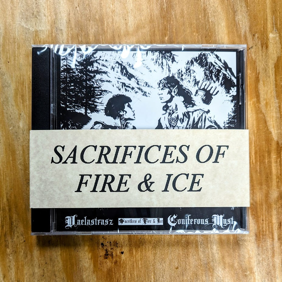 [SOLD OUT] VAELASTRASZ / CONIFEROUS MYST "Sacrifices of Fire & Ice" Split CD (lim. 50)