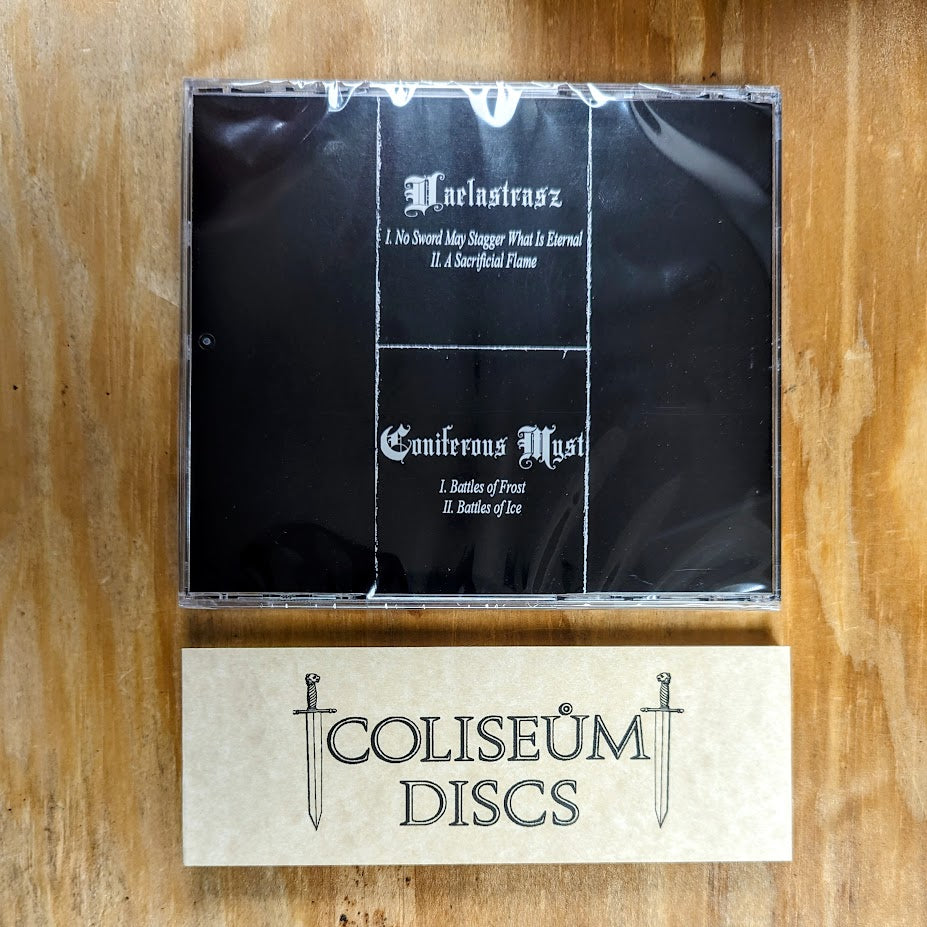 [SOLD OUT] VAELASTRASZ / CONIFEROUS MYST "Sacrifices of Fire & Ice" Split CD (lim. 50)