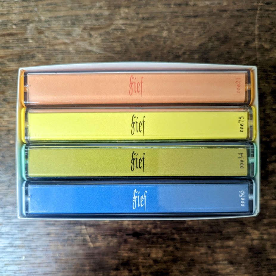 [SOLD OUT] FIEF "I-IV" 4xTape Box Set w/ free pаtch (lim.250)