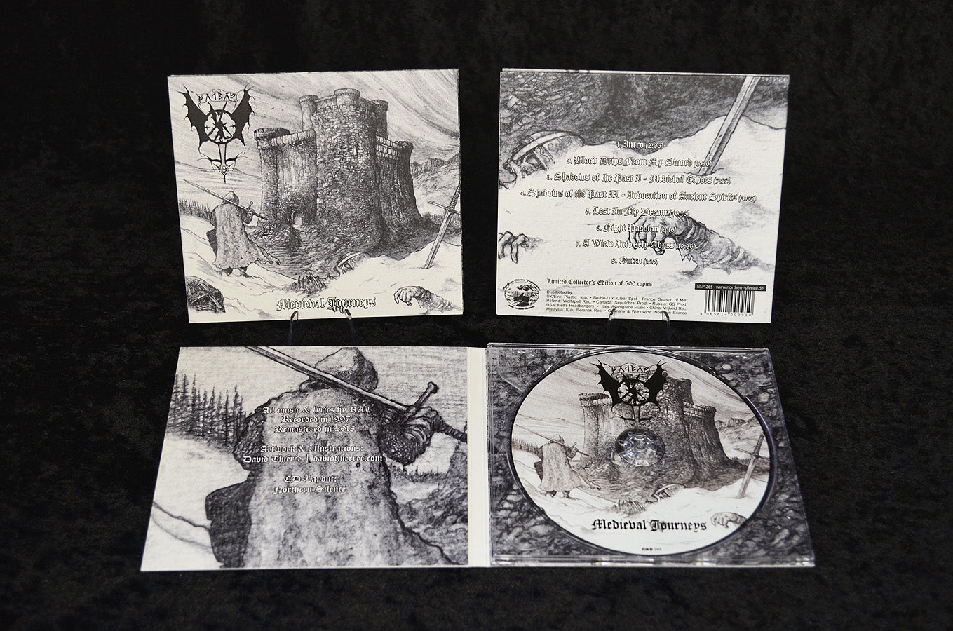 Gothmog Medieval Journeys CD, 4-panel digipak with pro-CD