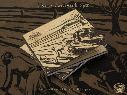 HORN "Daudswiärk" CD (digipak, lim.1000)