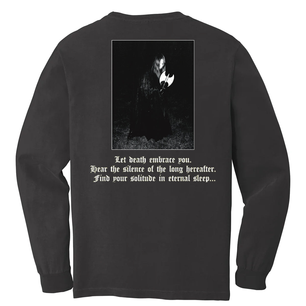 GHOËST "In Eternal Sleep" Long Sleeve Shirt (Comfort Colors or Gildan) *SHIPS END OF SEPT*