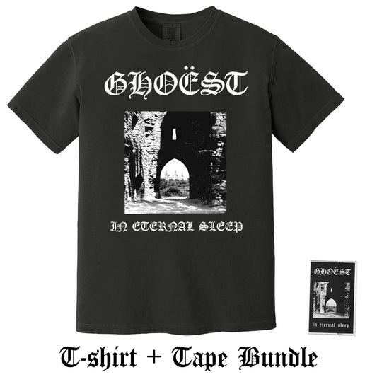 GHOËST "In Eternal Sleep" Tape+T-Shirt Bundle