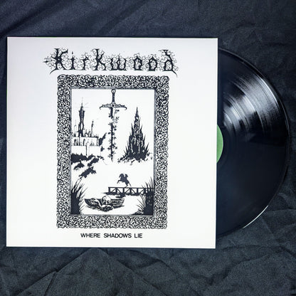 JIM KIRKWOOD "Where Shadows Lie" vinyl LP (w/poster - 2 color options)