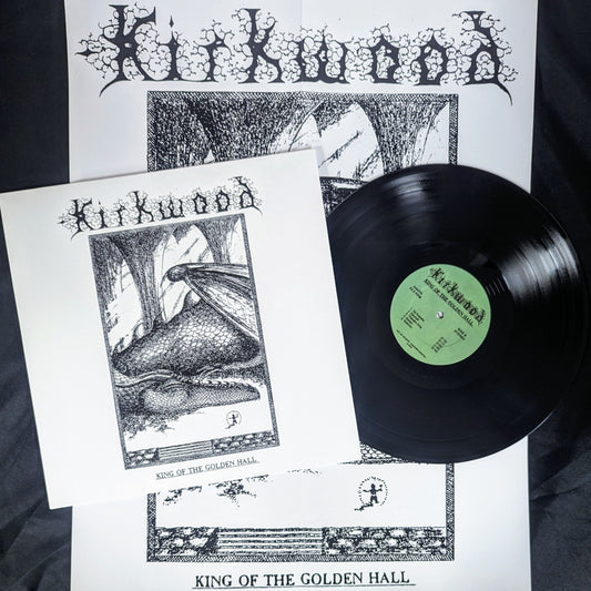 JIM KIRKWOOD "King of the Golden Hall" vinyl LP (w/poster - 2 color options)