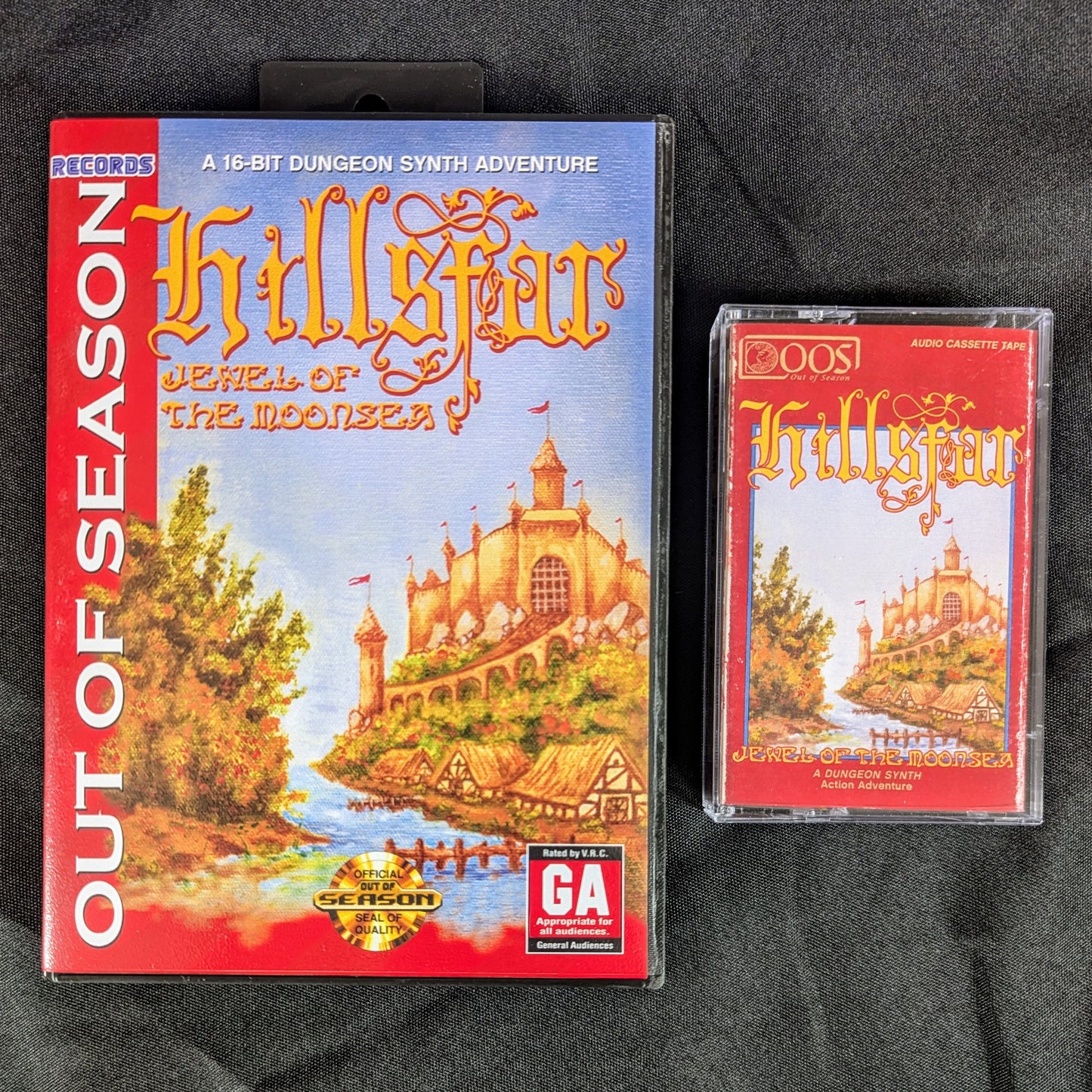 HILLSFAR "Jewel of the Moonsea" DELUXE EDITION cassette tape (lim.100, Genesis case)