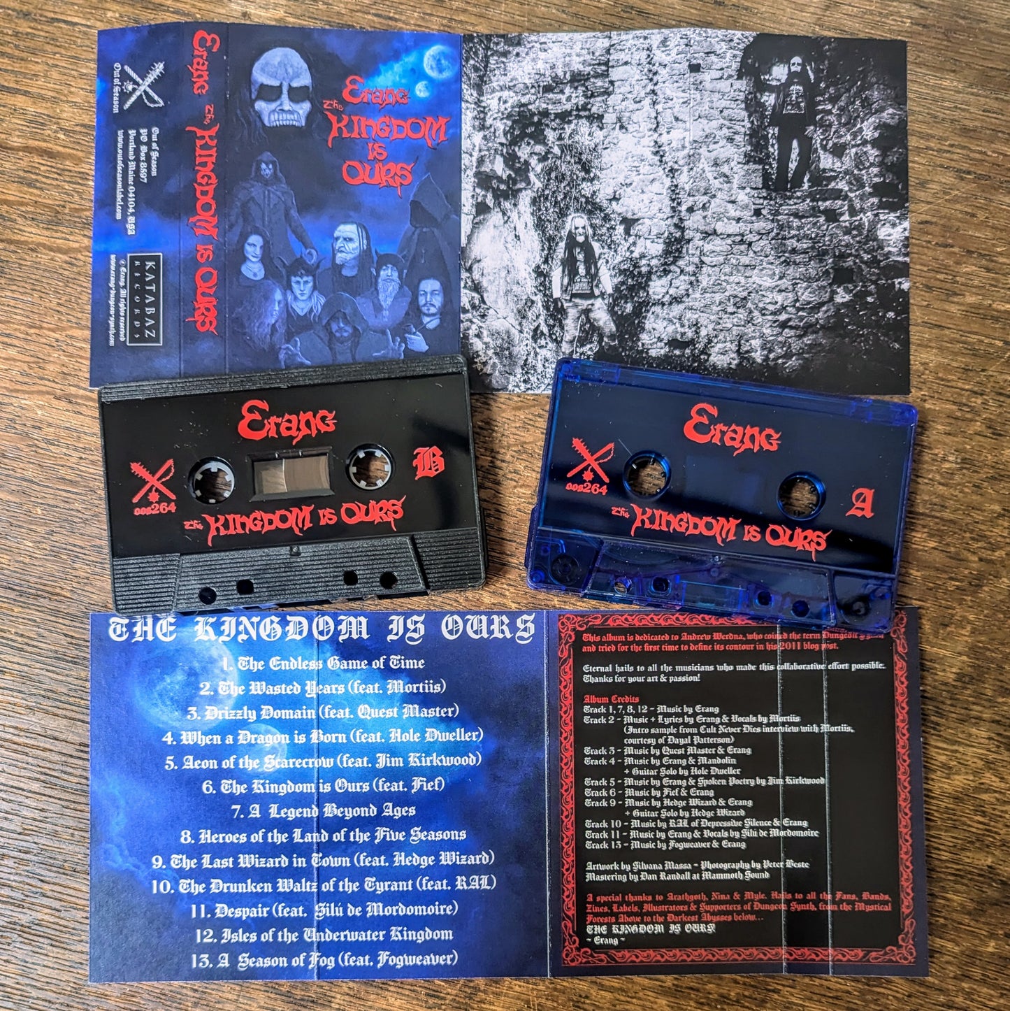 ERANG "The Kingdom is Ours" cassette tape (2 colors options w/ DL)