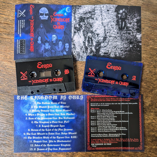 ERANG "The Kingdom is Ours" cassette tape (2 colors options w/ DL)