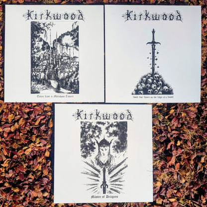 KIRKWOOD "LPs - Eternal Champion Trilogy" BUNDLE (w/ bonus 4 free stickers)