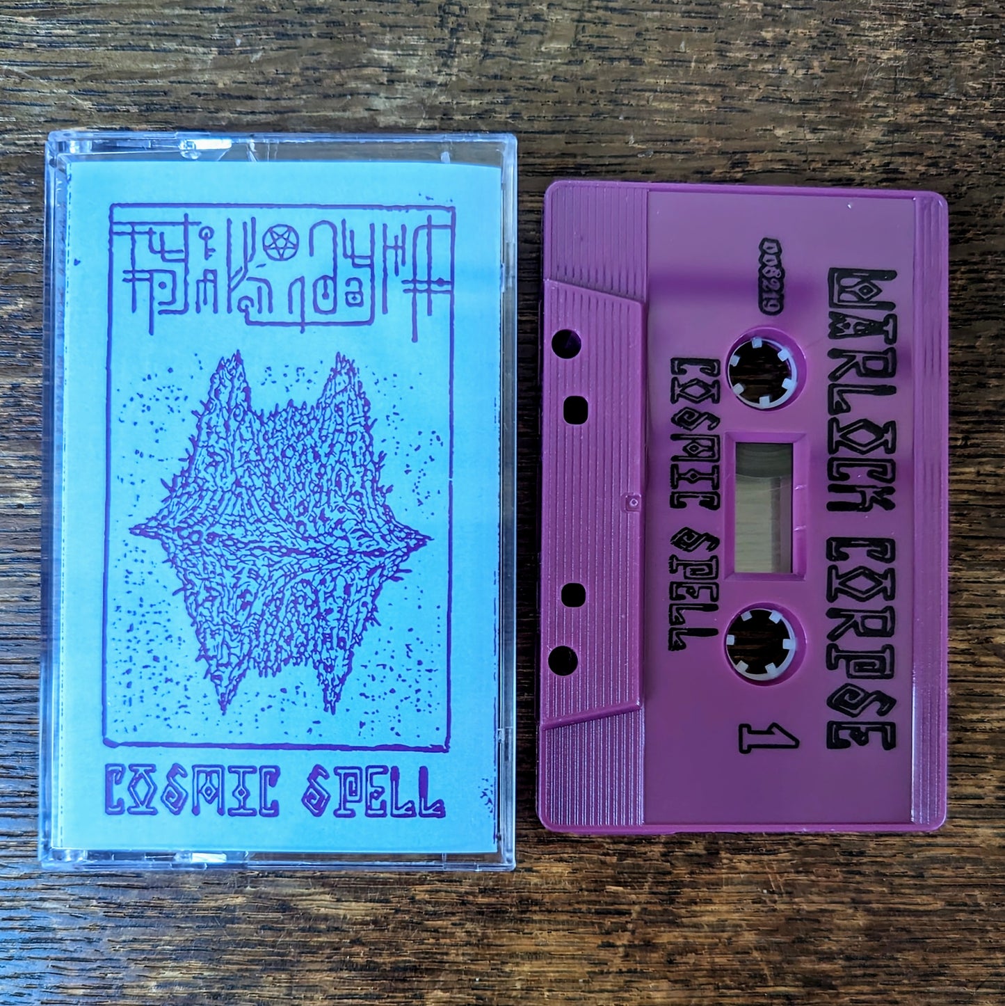 [SOLD OUT] WARLOCK CORPSE "Cosmic Spell" Cassette Tape [lim.200, 2 color options] (Труп Колдуна)