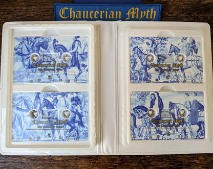 CHAUCERIAN MYTH "The Canterbury Tales" Deluxe 4xTape Set (library album case, patch, booklet, sticker, certificate)