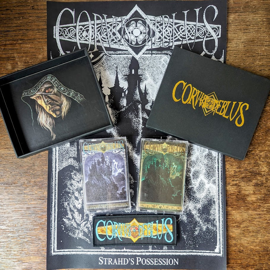 CORVUS NEBLUS "Strahd's Possession" Deluxe 2xTape Set (foil stamped box, patch, poster)