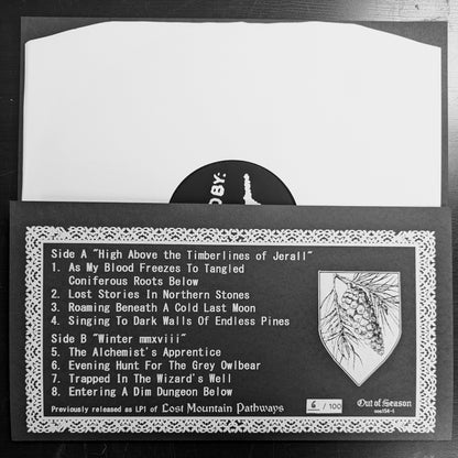 CONIFEROUS MYST "High Above the Timberlines of Jerall / Winter MMXVIII" vinyl LP (lim.100, numbered)