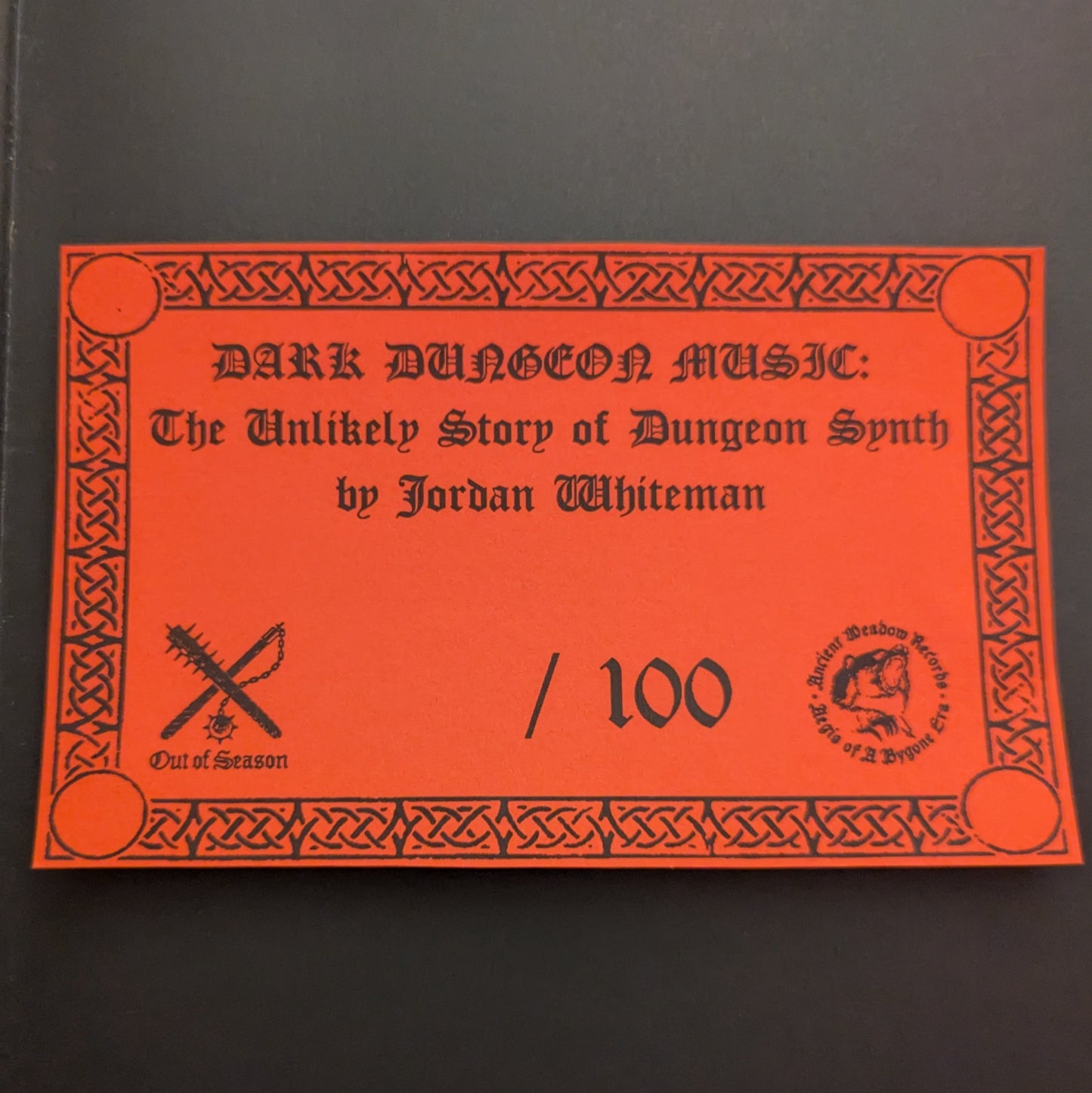 [SOLD OUT] DARK DUNGEON MUSIC: The Unlikely Story of Dungeon Synth - deluxe hardcover book (signed #/100 edition)