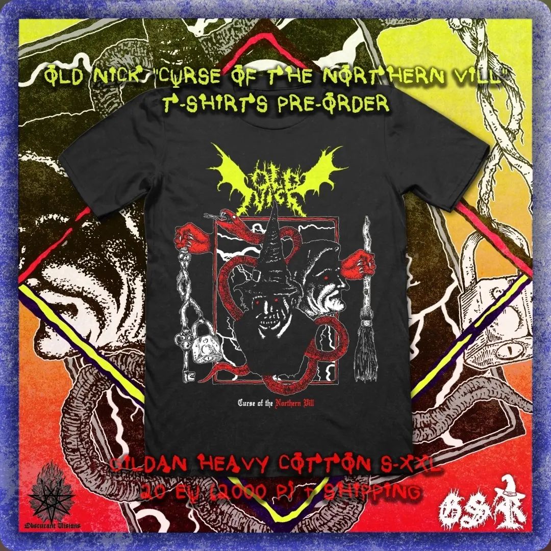 OLD NICK "Curse of the Northern Vill" T-Shirt [BLACK]