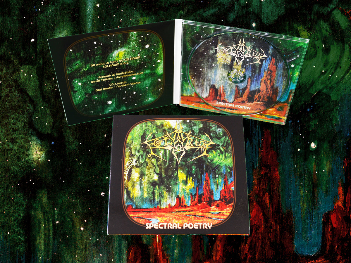 SOLANUM "Spectral Poetry" CD, product mockup