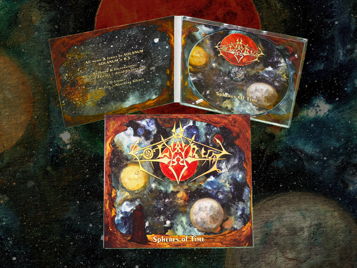 SOLANUM "Spheres of Time" CD, product mockup