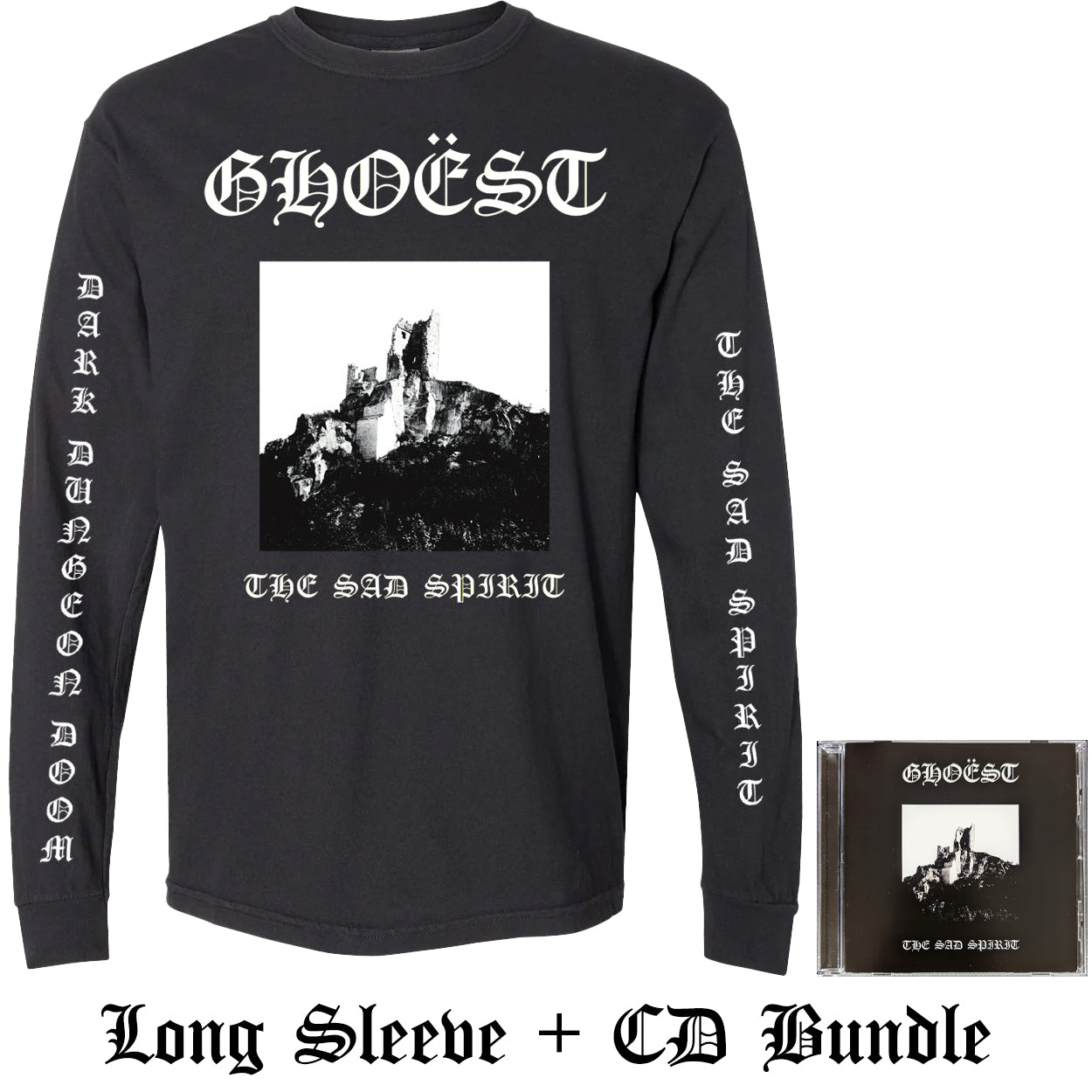 GHOËST "The Sad Spirit" CD+Long Sleeve Bundle