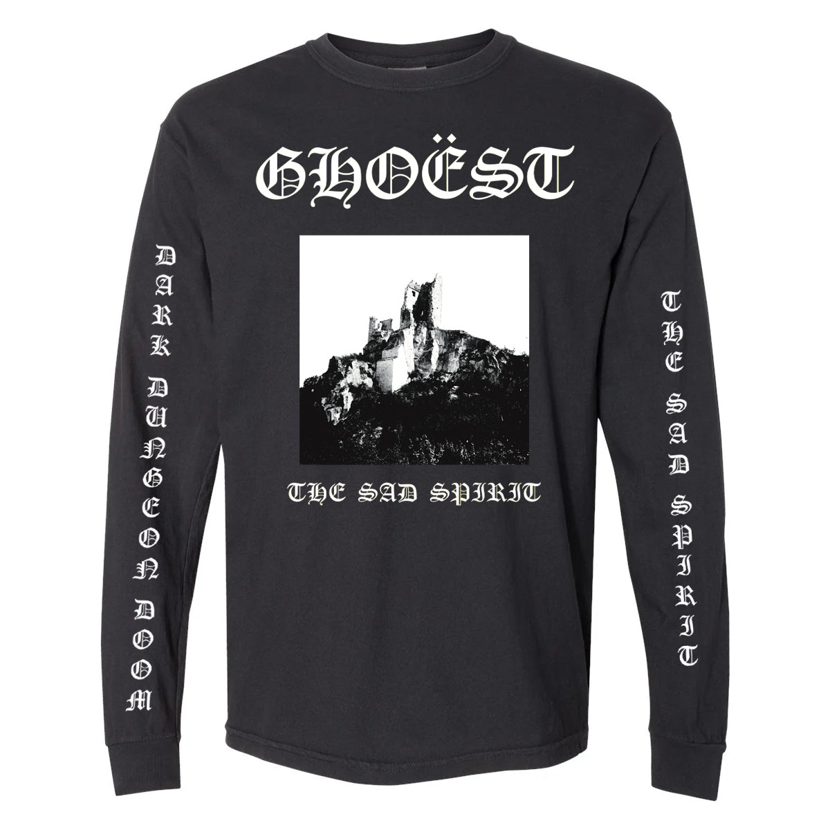 GHOËST "The Sad Spirit" Long Sleeve Shirt *SHIPS END OF SEPT* (Comfort Colors or Gildan)