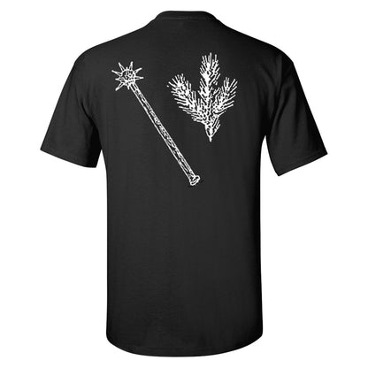 CONIFEROUS MYST "Vast Mountain Castles" 2-sided T-shirt [BLACK]