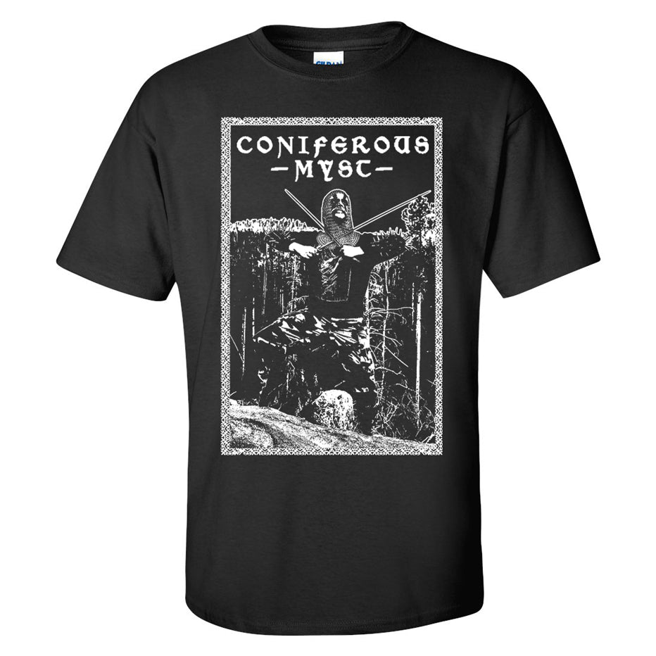 CONIFEROUS MYST "Vast Mountain Castles" 2-sided T-shirt [BLACK]