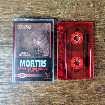 MORTIIS "Crypt of the Wizard (Live)" cassette tape (repress, lim.200)