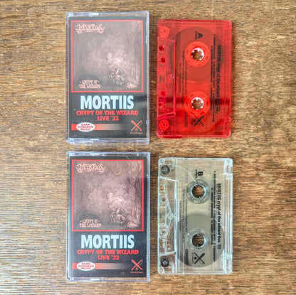 MORTIIS "Crypt of the Wizard (Live)" cassette tape (repress, lim.200)