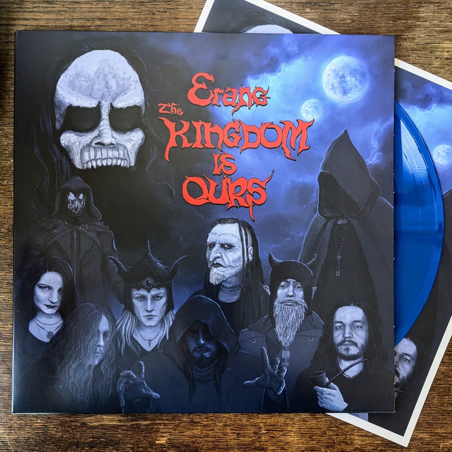 ERANG "The Kingdom is Ours" vinyl 2xLP (3 color options w/ screen print D-side, art print) *SHIPPING NOW*