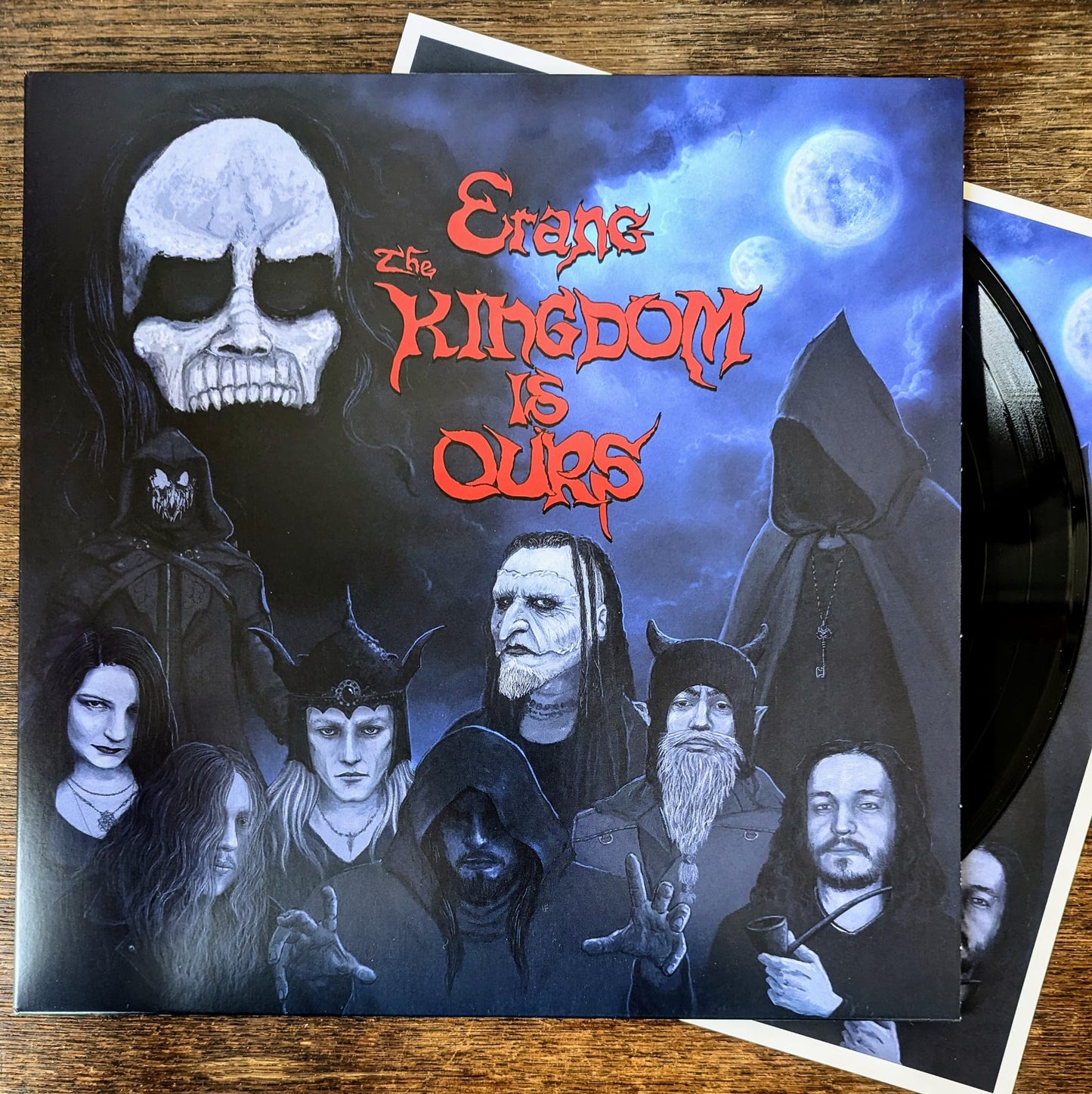 ERANG "The Kingdom is Ours" vinyl 2xLP (3 color options w/ screen print D-side, art print) *SHIPPING NOW*