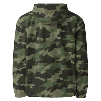 OUT OF SEASON Embroidered Windbreaker Packable Jacket (Champion - Camo or Black)