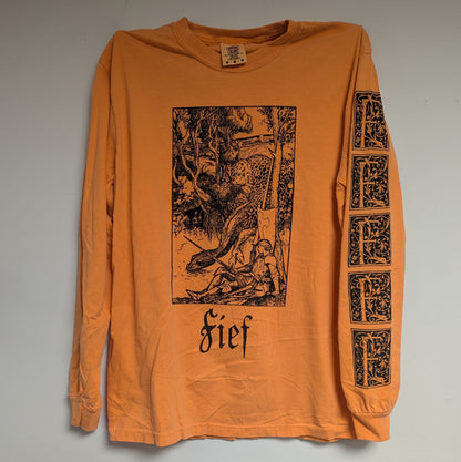 FIEF "To Rest in the Shade..." Long Sleeve Shirt (Orange - Gildan or Comfort Colors)