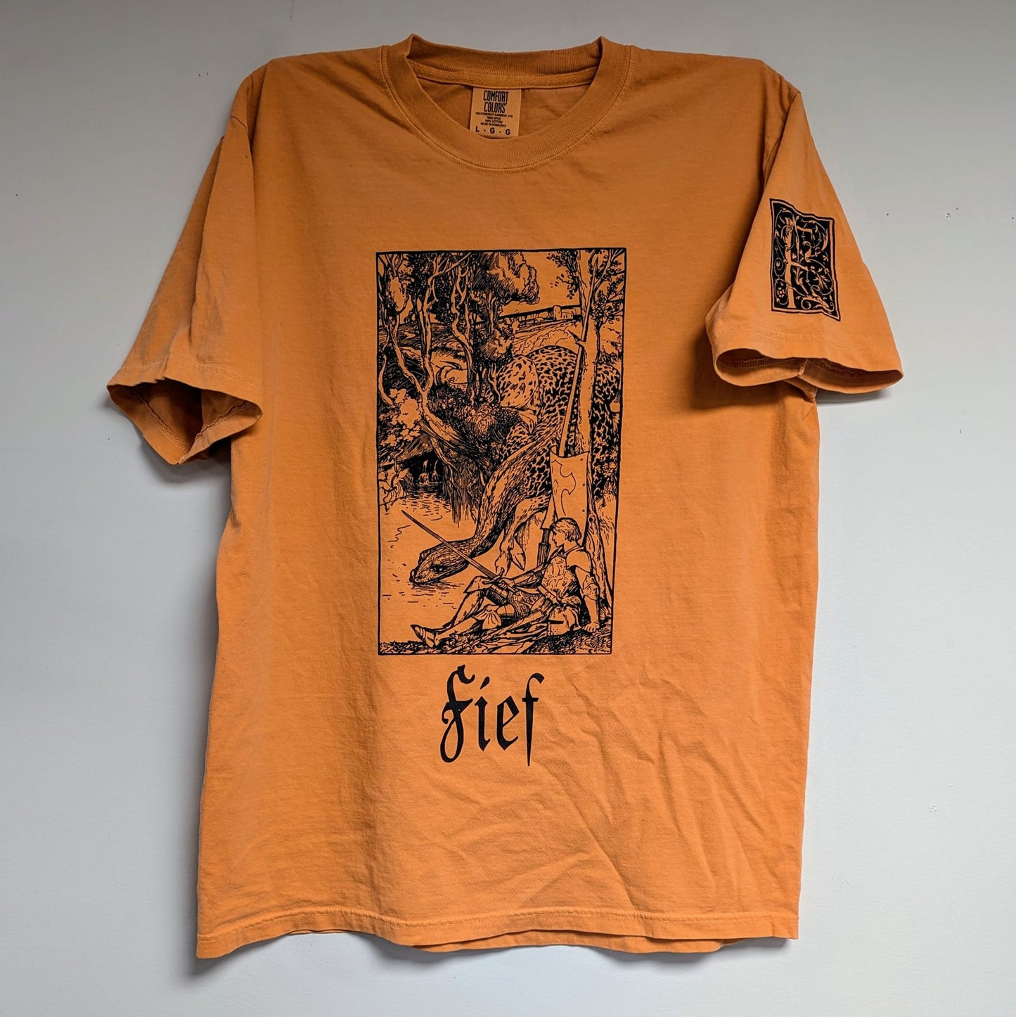 FIEF "To Rest in the Shade..." T-Shirt (Orange - Gildan or Comfort Colors)