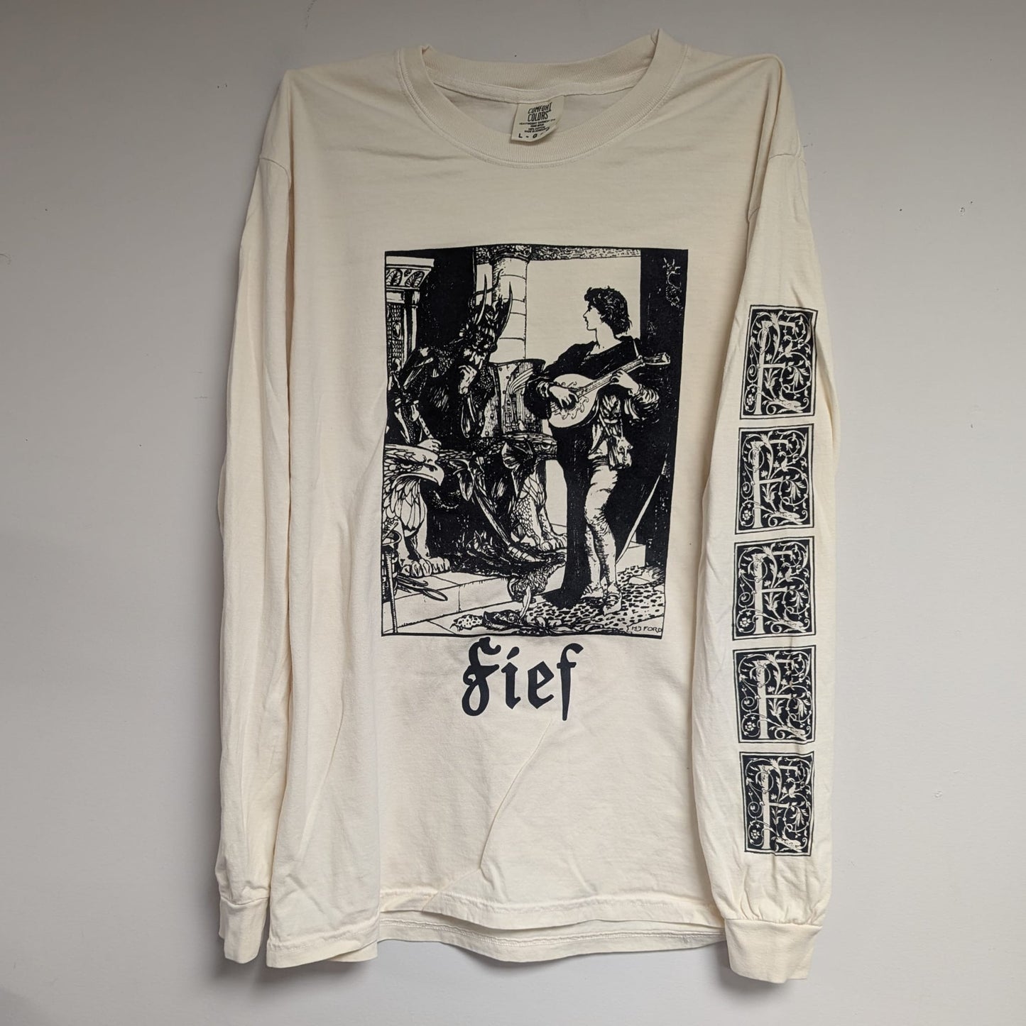 FIEF  "I+II" Long Sleeve Shirt (Tan - Gildan or Comfort Colors)