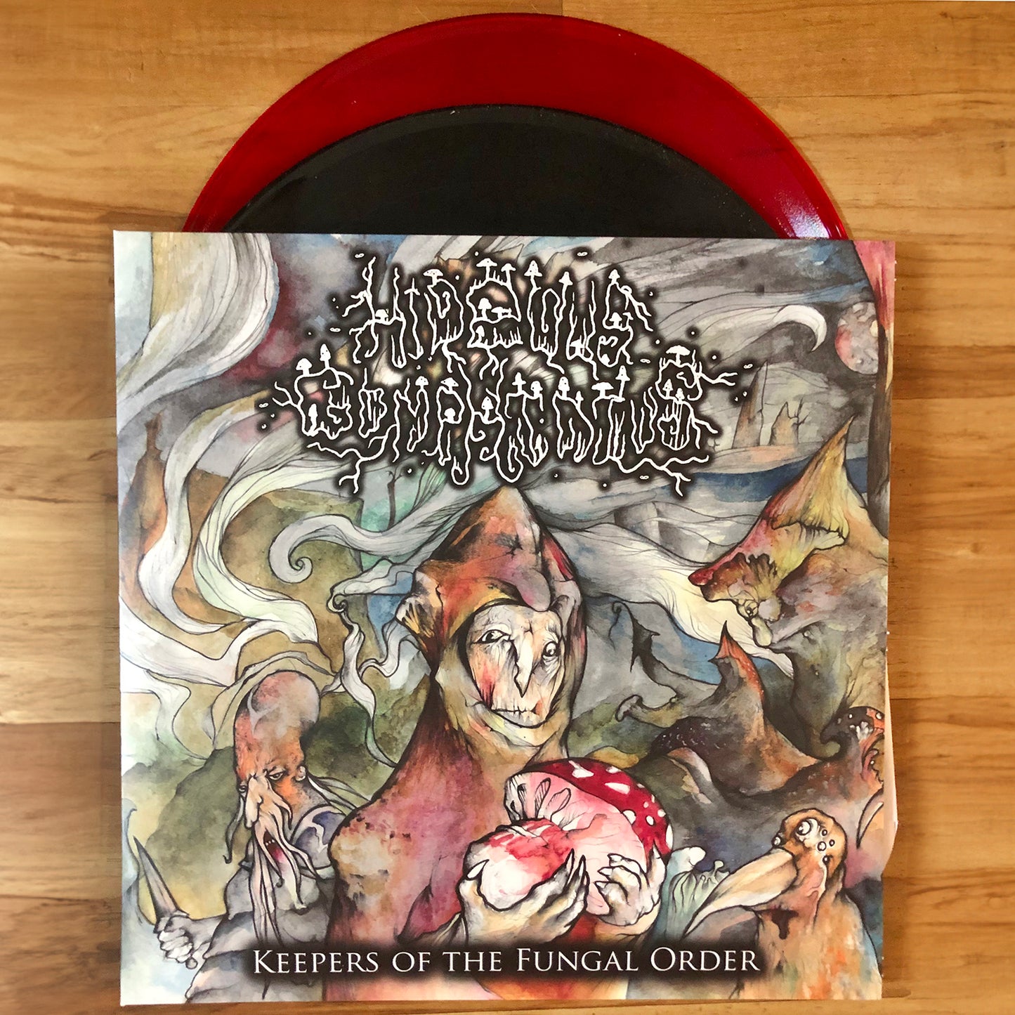 HIDEOUS GOMPHIDIUS "Keepers of the Fungal Order" LP (lim.200 w/insert)