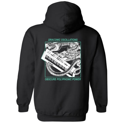 QUEST MASTER "Draconic Oscillations" 4-sided Hoodie *PREORDER SHIPS 4-6 WEEKS*