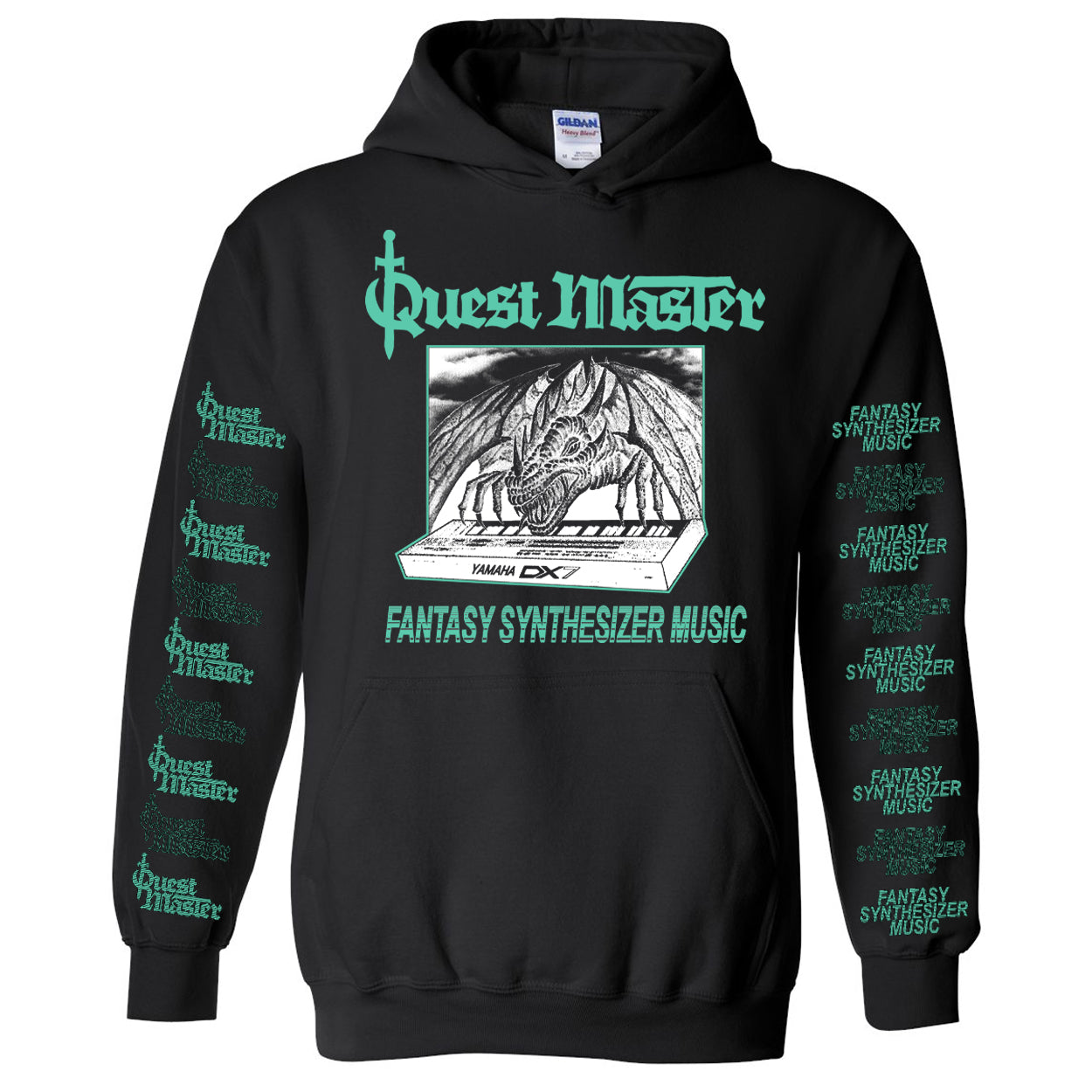 QUEST MASTER "Draconic Oscillations" 4-sided Hoodie *PREORDER SHIPS 4-6 WEEKS*