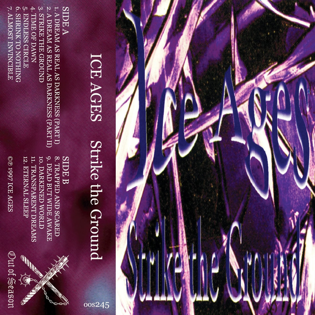 ICE AGES "Strike the Ground" Cassette Tape (Summoning)