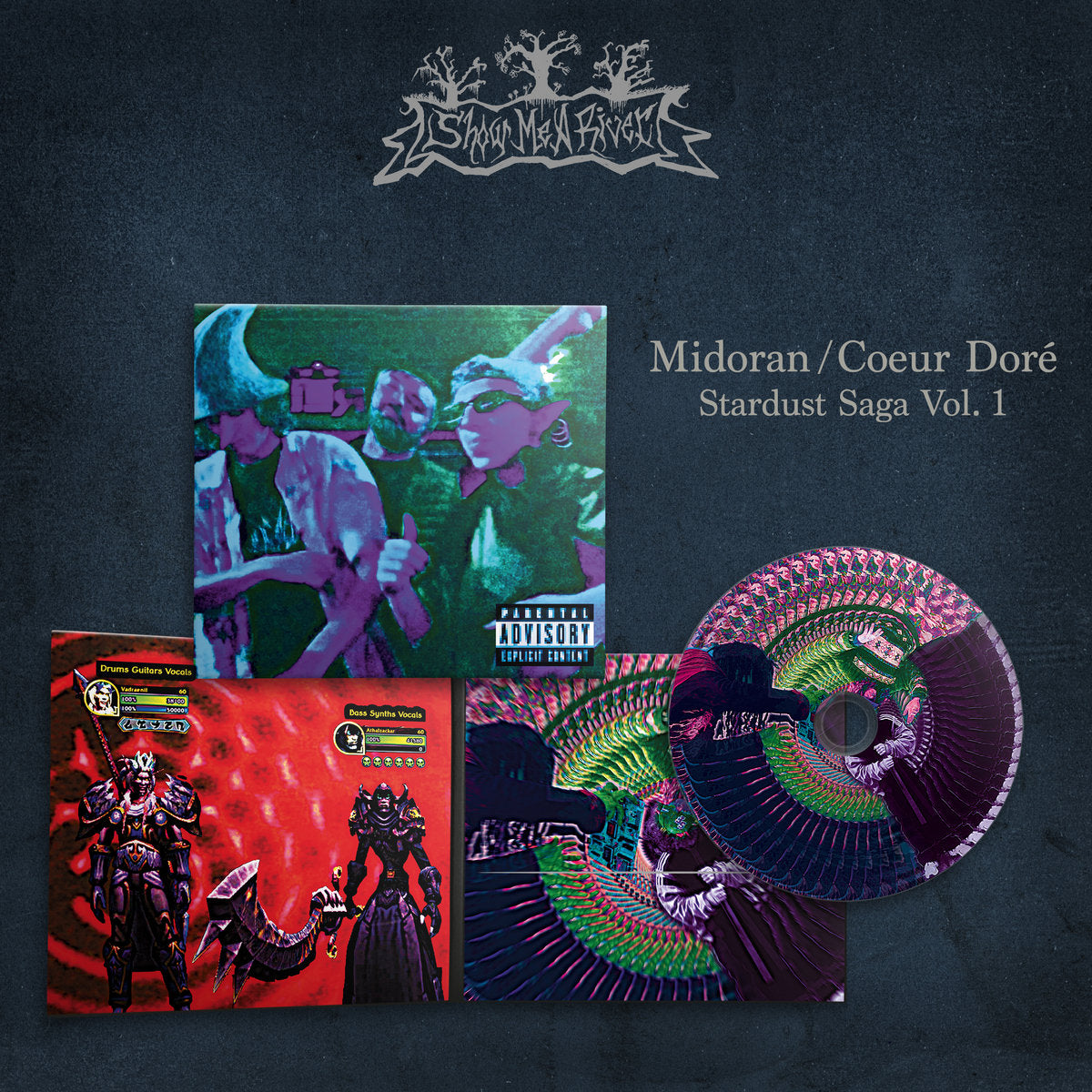 Midoran/Coeur Dore Stardust Saga Vol.1 CD, 4-panel digipak, with pro-CD-R. mockup