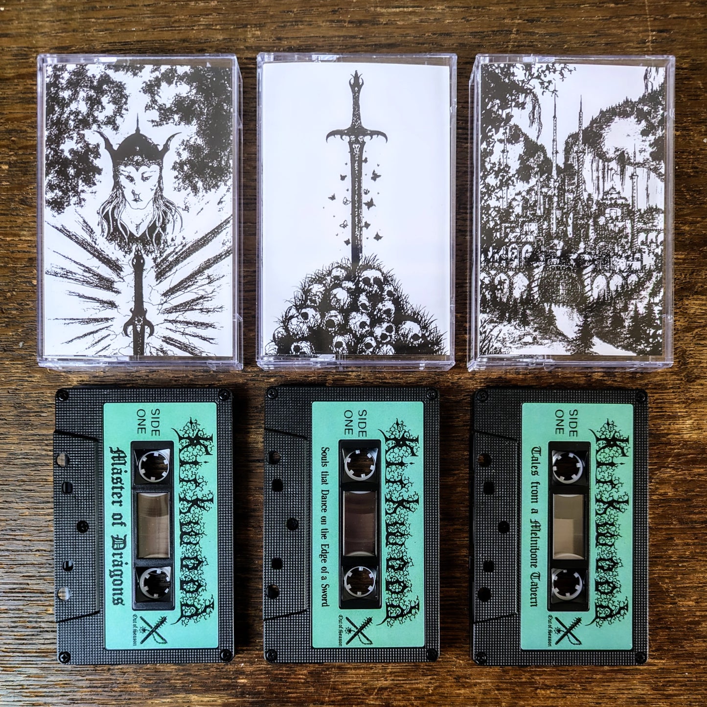 KIRKWOOD "Tapes - Eternal Champion Trilogy" BUNDLE (w/ bonus 4 free stickers)