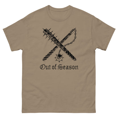 OUT OF SEASON "NEDSM" T-Shirt (Gildan) *EU / UK / WORLD* (Natural / Military / Charcoal / Brown)