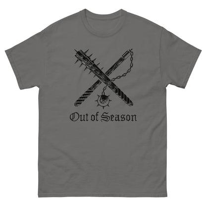 OUT OF SEASON "NEDSM" T-Shirt (Gildan) *EU / UK / WORLD* (Natural / Military / Charcoal / Brown)