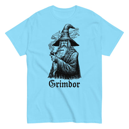 GRIMDOR "Tharkun" T-Shirt (White or Sky Blue) *Ships Separately*