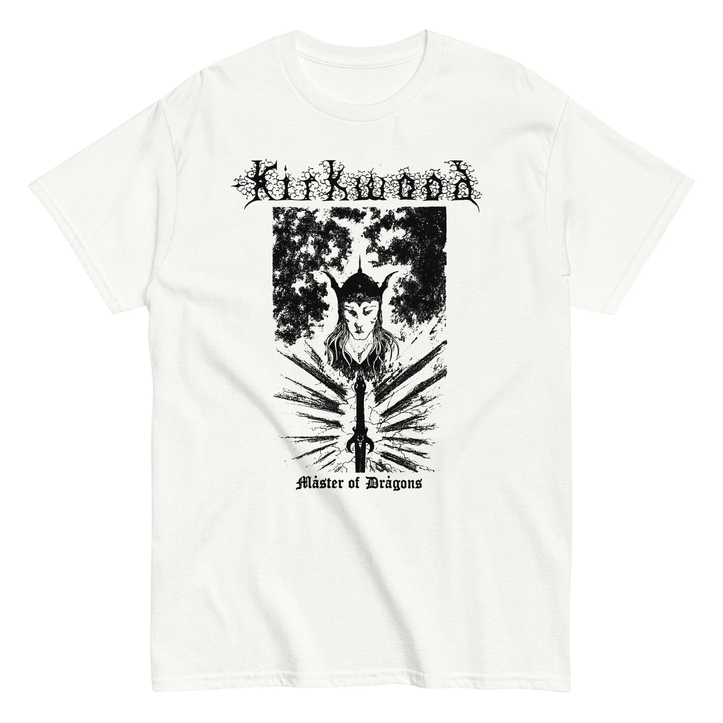 JIM KIRKWOOD "Master of Dragons" T-Shirt [WHITE or BLACK] *PREORDER*