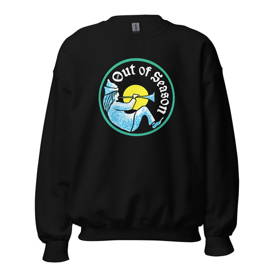 OUT OF SEASON Bard Logo Crewneck Dad Sweatshirt *ships separately*